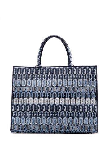 Furla Opportunity jacquard tote bag - Blu