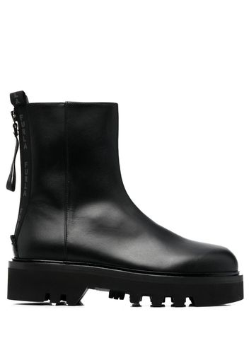 Furla Rita leather ankle boots - Nero
