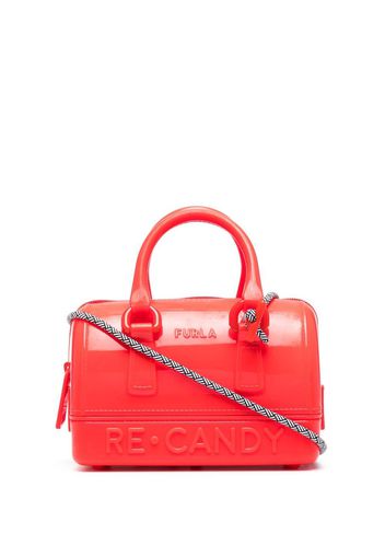 Furla Borsa tote mini con logo goffrato - Rosso