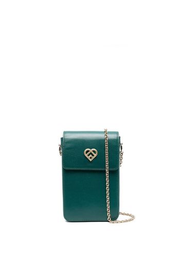 Furla logo plaque cross body bag - Verde