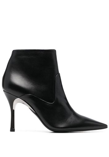 Furla 100mm leather ankle boots - Nero