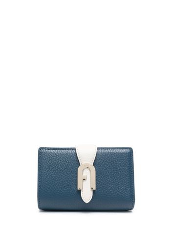 Furla Portafoglio con logo inciso - Blu