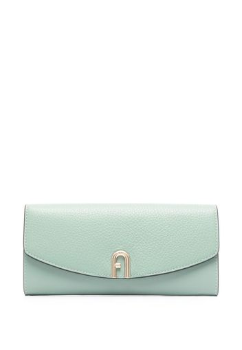 Furla Portafoglio con placca logo - Verde