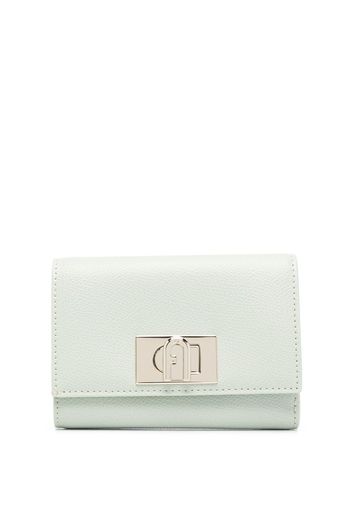 Furla logo-lock detail wallet - Verde