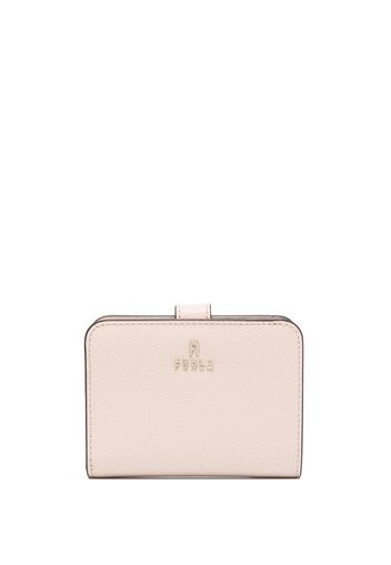 Furla logo-lettering leather wallet - Toni neutri