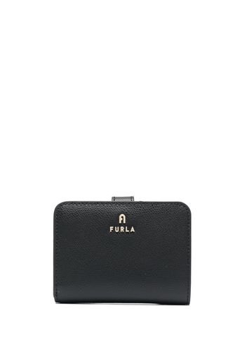 Furla logo-lettering leather wallet - Nero