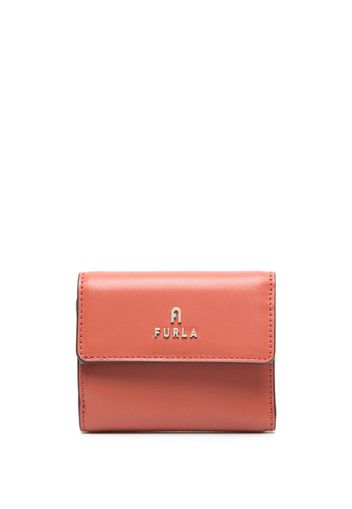 Furla small Camelia tri-fold leather wallet - Marrone