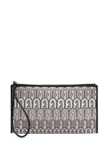 Furla Clutch Toni Envelope jacquard - Nero