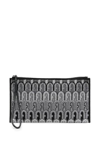 Furla Clutch Toni Envelope jacquard - Nero