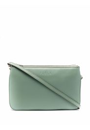 Furla embossed logo crossbody bag - Verde