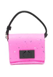 Furla logo-patch phone pouch - Rosa