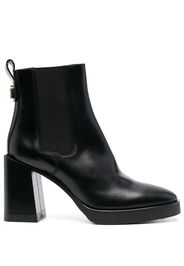 Furla Greta 90mm leather Chelsea boots - Nero