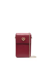 FURLA Borsa a tracolla con placca Heart - Rosso