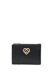 Furla logo plaque wallet - Nero