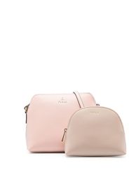 Furla logo-embellished cross-body bag - Rosa