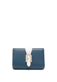 Furla Portafoglio con logo inciso - Blu