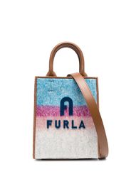 Furla Borsa tote con stampa - Blu