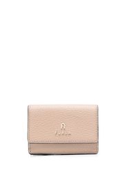 Furla Portafoglio tri-fold con placca logo - Marrone