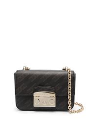 Furla mini Metropolis logo-print crossbody bag - Marrone