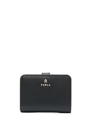 Furla logo-lettering leather wallet - Nero