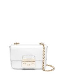 Furla mini Metropolis leather shoulder bag - Argento