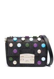 Furla Metropolis stud-detailing mini bag - Nero