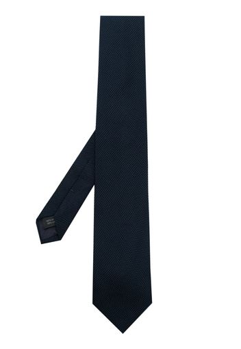 FURSAC textured silk tie - Blu
