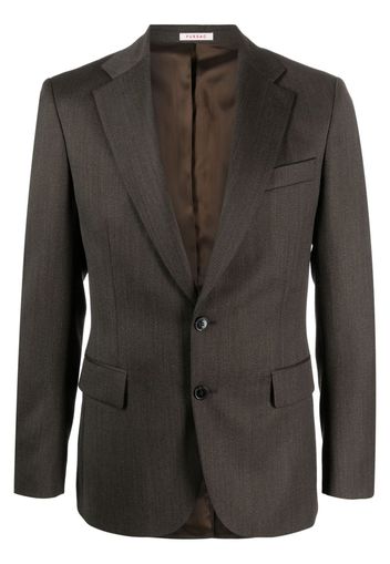 FURSAC single-breasted virgin wool blazer - Verde