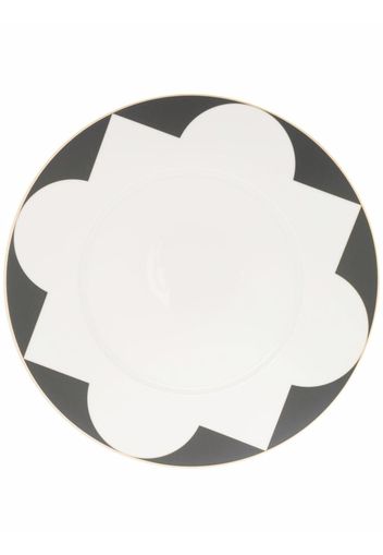 Fürstenberg Ca' d'Oro rimmed presentation plate - Bianco