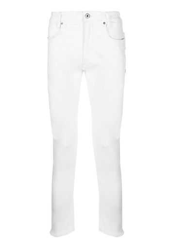 multi-pocket skinny jeans