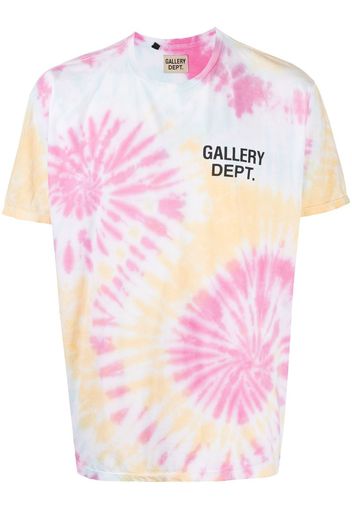 T-shirt con fantasia tie dye