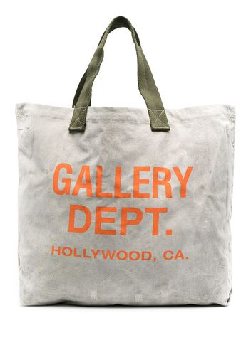 GALLERY DEPT. logo-print tote - Toni neutri