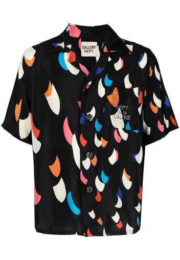 GALLERY DEPT. Parker graphic-print silk shirt - Nero