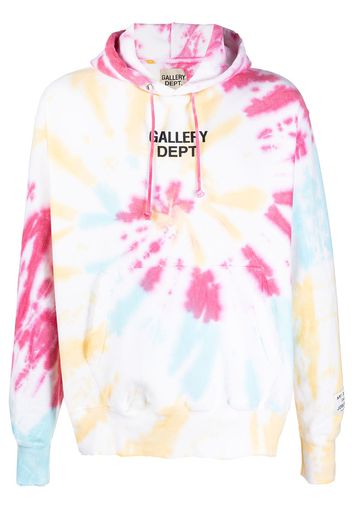 GALLERY DEPT. Marina tie-dye cotton hoodie - Bianco