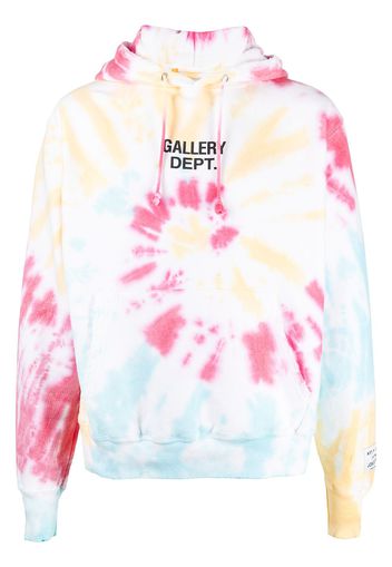 GALLERY DEPT. Felpa con fantasia tie dye Marina - Bianco