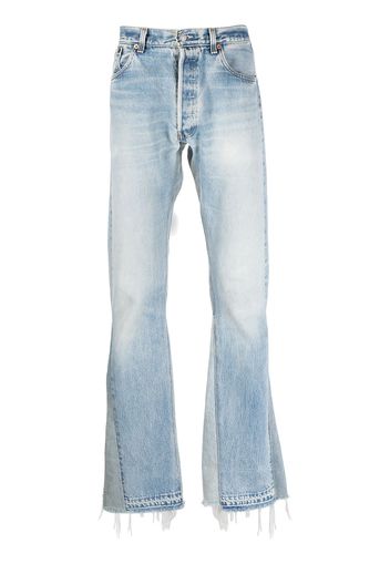 GALLERY DEPT. Jeans svasati con effetto schiarito - Blu