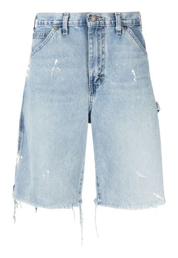 GALLERY DEPT. distressed denim shorts - Blu