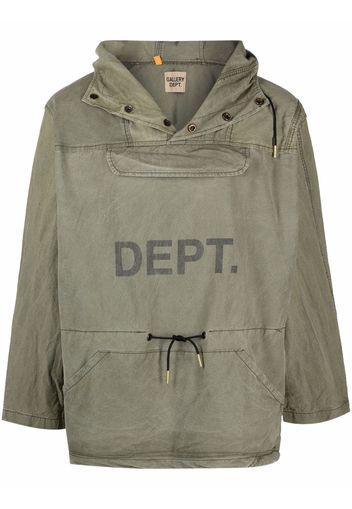 GALLERY DEPT. Riley hooded windbreaker - Verde