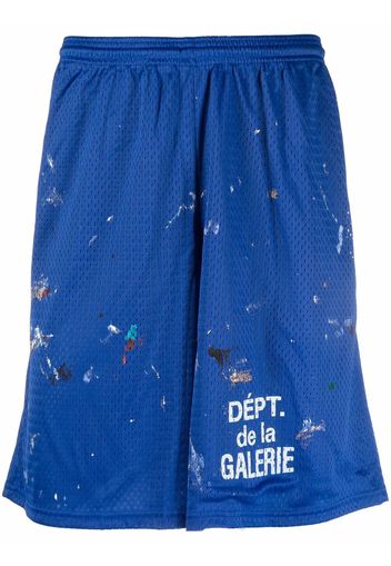 GALLERY DEPT. painted detail basketball shorts - Blu