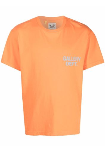 GALLERY DEPT. logo print T-shirt - Arancione