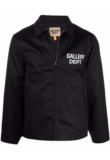 GALLERY DEPT. logo-print shirt jacket - Nero