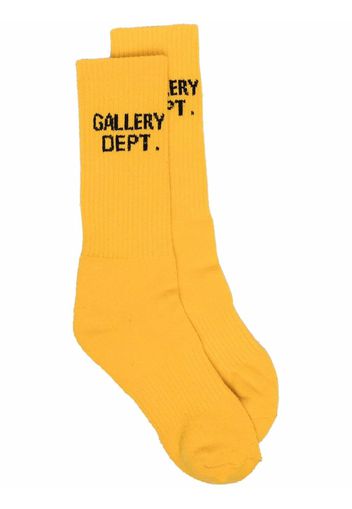 GALLERY DEPT. intarsia-knit ankle socks - Giallo