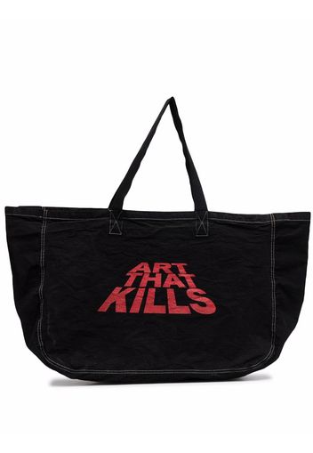 GALLERY DEPT. 'Art That Kills' oversize tote bag - Nero