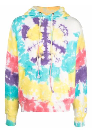 GALLERY DEPT. tie-dye drawstring hoodie - Giallo