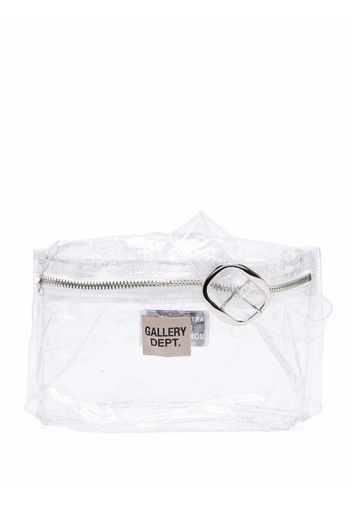 GALLERY DEPT. transparent sling backpack - Bianco