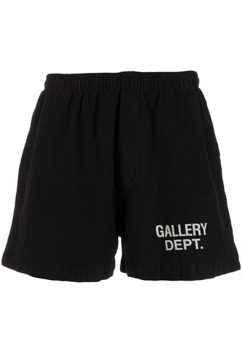 GALLERY DEPT. logo-print track shorts - Nero