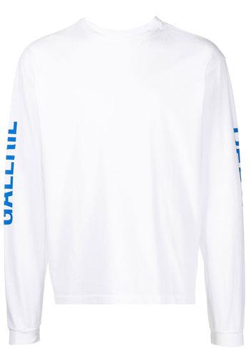 GALLERY DEPT. logo-print long-sleeve T-shirt - Bianco