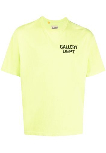 GALLERY DEPT. logo-print cotton T-shirt - Verde