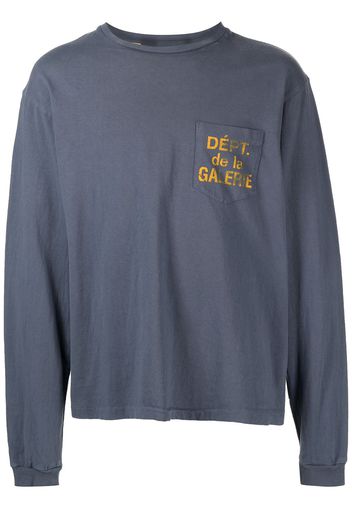 GALLERY DEPT. T-shirt a maniche lunghe Dept De La Galerie - Blu