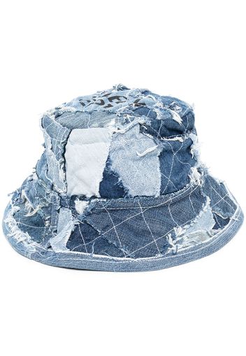 GALLERY DEPT. denim patchwork bucket hat - Blu